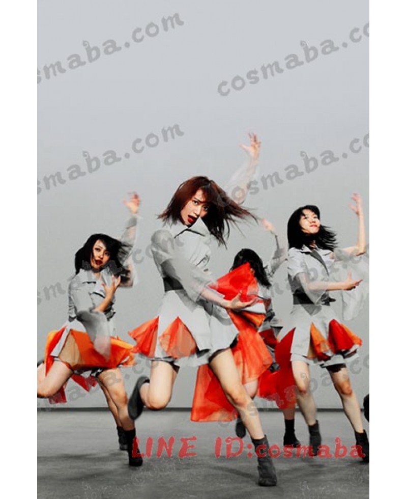  AKB48 「NO WAY MAN」演出服 コスプレ衣装通販 灰色 MVステージ服 チョウかっこういい